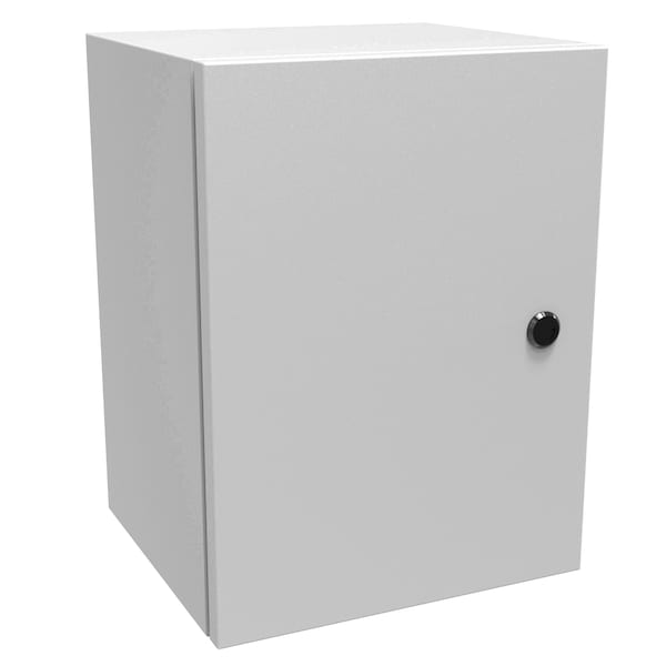 Hammond Slotted 1/4 Turn Latch Electrical Enclosures, 16 in H, 10 in D, 12 in W EN4SD161210LG - main
